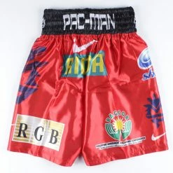 Iconsofboxing.com Manny Pacquiao Signed Fight Model Boxing Trunks (Pacquiao COA)
