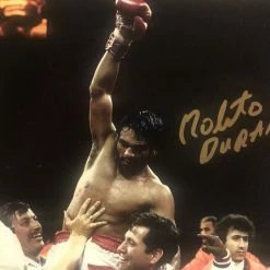 Iconsofboxing.com Roberto Duran Autographed Signed Boxing 8x10 Championship Photo
