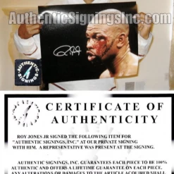 Iconsofboxing.com Roy Jones Jr. Autographed Boxing 16x20 Photo ASI Certified, Picture Proof! TOP FIGHTERS