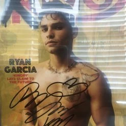 Iconsofboxing.com Ryan Garcia Signed Boxing Ring Magazine "king" Boxing Photo TOP FIGHTERS