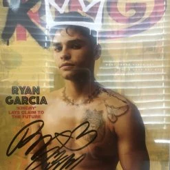Iconsofboxing.com Ryan Garcia Signed Boxing Ring Magazine "king" Boxing Photo
