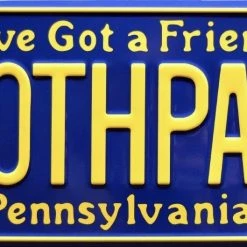 Iconsofboxing.com TOP FIGHTERS Rocky Balboa Sylvester Stallone Movie Sothpaw Car Plate