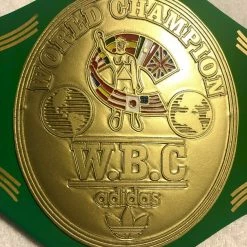 Iconsofboxing.com TOP FIGHTERS Sugar Ray Leonard Autographed Vintage ADIDAS WBC Championship Full Size Boxing Belt