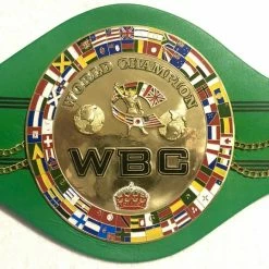 Iconsofboxing.com TOP FIGHTERS Sugar Ray Leonard Autographed Vintage WBC Championship Full Size Boxing Belt