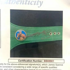 Iconsofboxing.com Sugar Ray Leonard Autographed MIni 31