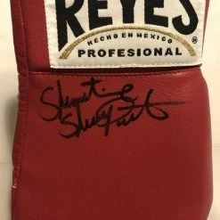 Iconsofboxing.com Shawn Showtime Porter Signed Red Reyes Rare Autographed Boxing Glove TOP FIGHTERS