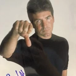 Iconsofboxing.com Simon Cowell "American Idol" AUTOGRAPH Signed 8x10 Photo JSA Certified