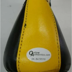 Iconsofboxing.com TOP FIGHTERS Sylvester Stallone Hand Signed Autographed Black / Yellow Boxing Shoe OA COA