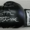 Iconsofboxing.com TOP FIGHTERS Sylvester Stallone Hand Signed Autographed Black Everlast Boxing Glove OA COA