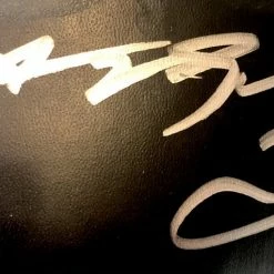 Iconsofboxing.com Sugar Ray Leonard And Roberto Duran, Hearns Autographed TUFFWEAR Black Boxing Glove In Silver