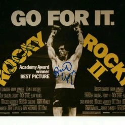 Iconsofboxing.com Talia Shire Burt Young Signed Autographed 11X17 Photo Rocky II JSA HH37638