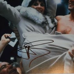 Iconsofboxing.com Sylvester Stallone Talia Shire Signed Autographed 11x14 Photo ROCKY Adrian COA