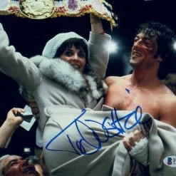 Iconsofboxing.com Talia Shire Signed Autographed 8x10 Photo ROCKY Actress Beckett BAS COA Sylvester Stallone