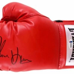 Iconsofboxing.com Tommy Hearns Signed Everlast Boxing Glove (Beckett COA)