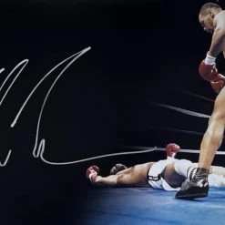 Iconsofboxing.com Mike Tyson Rare Authentic Autographed Photo With Certs And Size 24x12 TOP FIGHTERS
