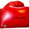 Iconsofboxing.com BOXING MEMORABILIA Muhammad Ali And Joe Frazier Autographed Vintage Everlast Red Boxing Gloves Superstar Greetings Certified