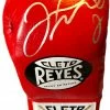 Iconsofboxing.com Floyd Mayweather Jr. Signed Red Reyes Boxing Glove Used For Sparing, Official Boxing Glove.