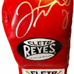 Iconsofboxing.com Floyd Mayweather Jr. Signed Red Reyes Boxing Glove Used For Sparing, Official Boxing Glove.