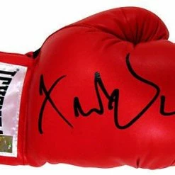 Iconsofboxing.com Fernando Vargas Autographed Everlast Boxing Glove, Comes With Photo Of Signing BOXING MEMORABILIA