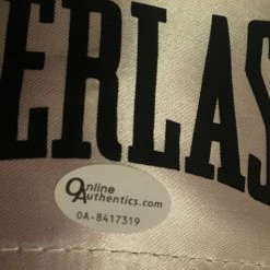 Iconsofboxing.com BOXING MEMORABILIA Boxer Gennady Golovkin Autographed Everlast Gold Boxing Glove In Black Signature