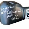 Iconsofboxing.com Mike Tyson Autographed Huge 22 Inch Title Boxing Glove Photo Proof