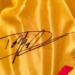 Iconsofboxing.com BOXING MEMORABILIA Dolph Lundgren Hand Made Autographed Everlast Boxing Glove Inscribed "Drago"