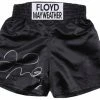 Iconsofboxing.com Floyd Mayweather Jr. Signed Custom Boxing Trunks (Beckett COA)