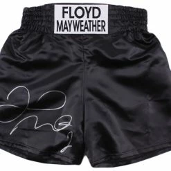 Iconsofboxing.com Floyd Mayweather Jr. Signed Custom Boxing Trunks (Beckett COA)