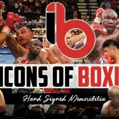 Iconsofboxing.com Icons Of Boxing Black Color T-Shirts With Logo Floyd Mayweather Jr.