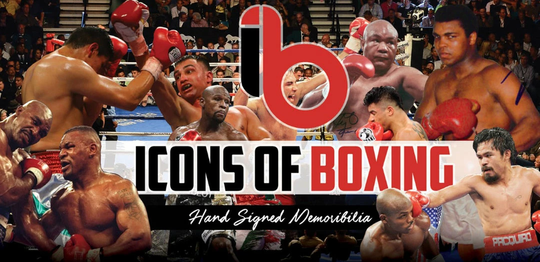 Iconsofboxing.com Icons Of Boxing Black Color T-Shirts With Logo Floyd Mayweather Jr.