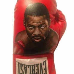 Iconsofboxing.com Iran "The Blade" Barkley Autographed And Painted Everlast Boxing Glove