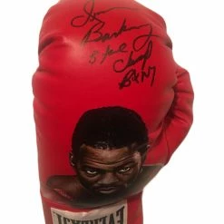Iconsofboxing.com Iran "The Blade" Barkley Autographed And Painted Everlast Boxing Glove