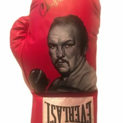 Iconsofboxing.com Chuck Wepner Autographed And Custom Hand Painted Everlast Boxing Glove
