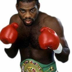 Iconsofboxing.com Iran Barkley Signed Boxing Trunks (MAB Hologram) TOP FIGHTERS