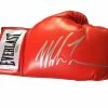 Iconsofboxing.com Mike Tyson Silver Autographed Red Everlast Boxing Glove Steiner Certified With Photo Proof. BOXING MEMORABILIA