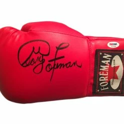 Iconsofboxing.com BOXING MEMORABILIA Autographed George Foreman Custom Boxing Glove With PSA/DNA Certification