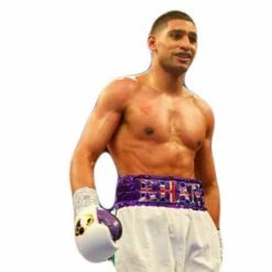 Iconsofboxing.com BOXING MEMORABILIA Amir Khan Hand Signed Everlast Red Boxing Glove