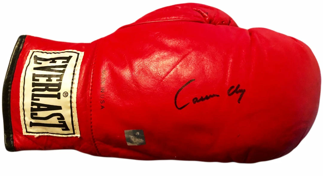 Iconsofboxing.com BOXING MEMORABILIA Cassius Clay Autographed Boxing Glove With SSG Certification Right Hand Glove