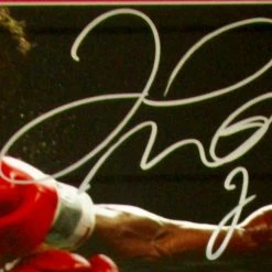 Iconsofboxing.com Floyd Mayweather Jr. Signed Arturo Gatti Fight 22x27 Custom Frame Photo Display, Beckett