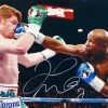 Iconsofboxing.com Floyd Mayweather Jr. Vs Canelo Signed 16x20 Photo (Beckett COA) TOP FIGHTERS