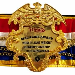 Iconsofboxing.com Floyd Mayweather Jr. Ring Magazine Championship Boxing Belt