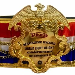 Iconsofboxing.com Floyd Mayweather Jr. Beautiful Ring Magazine Championship Boxing Belt