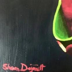 Iconsofboxing.com Floyd Mayweather Jr. Signed 24 X 36 Autographed Custom Hand Painted Canvas