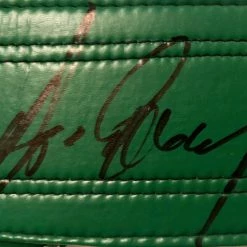 Iconsofboxing.com Gerry Cooney Autographed Full Size WBC Championship Boxing Belt, Photo Of Signing BOXING MEMORABILIA