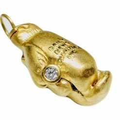 Iconsofboxing.com Boxing Gloves Pendant 14K BOXING MEMORABILIA
