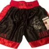 Iconsofboxing.com TOP FIGHTERS Iran Barkley Hand Made Custom Signed Boxing Trunks JSA Certified
