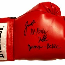 Iconsofboxing.com Jarrell “Big Baby” Miller Heavyweight Boxer Signed Everlast Glove Extra Inscription BOXING MEMORABILIA