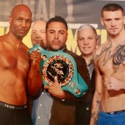 Iconsofboxing.com Joe Smith Jr Signed Autographed 8X10 Boxing Photo Vs B-Hop BOXING MEMORABILIA