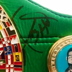 Iconsofboxing.com Heavyweight Champion Larry Holmes Autographed WBC Championship Full Size Belt BOXING MEMORABILIA