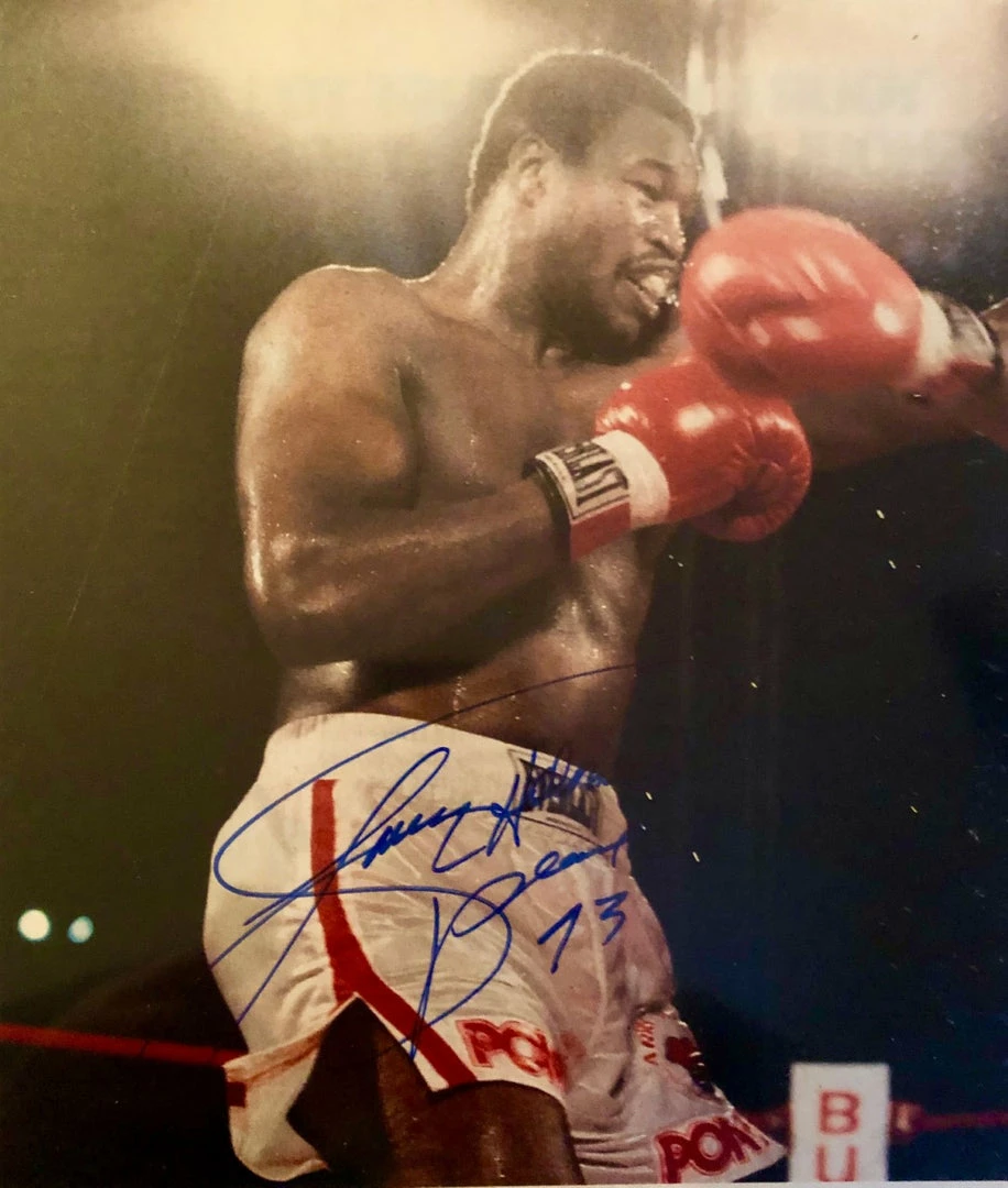Iconsofboxing.com Larry Holmes Vintage Signed Autographed 8x10 Boxing Photo BOXING MEMORABILIA